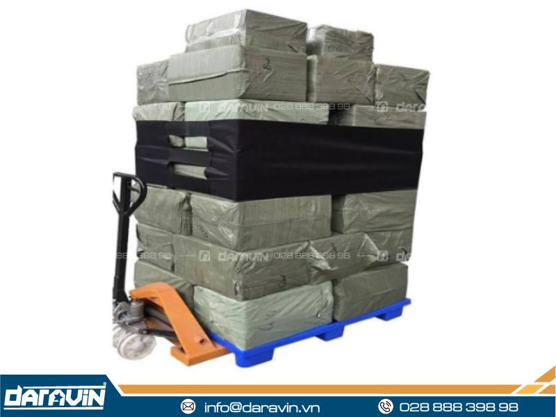 Lợi ích sử dụng Vải quấn pallet tái sử dụng
