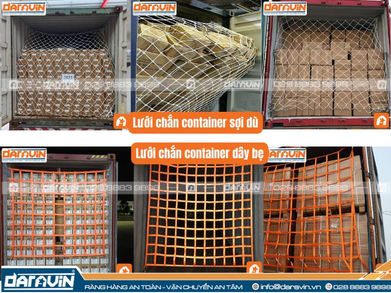 Lưới Chắn Container Dây Dù