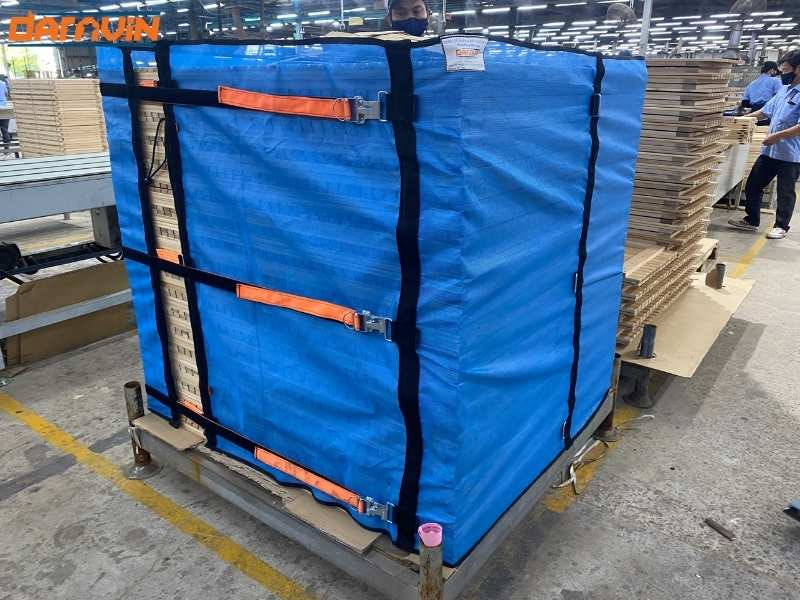 Lưới quấn pallet có 2 nấc xiết