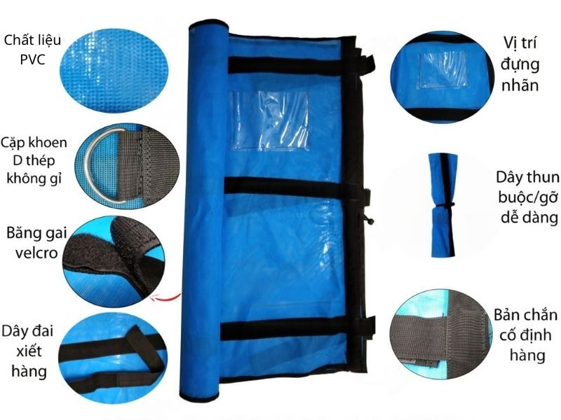 Cấu tạo của lưới quấn pallet