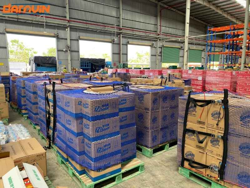 Lưới quấn pallet làm bằng polyester