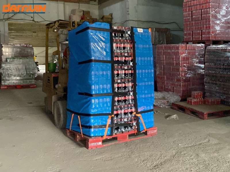 Lưới quấn pallet có ràng chân