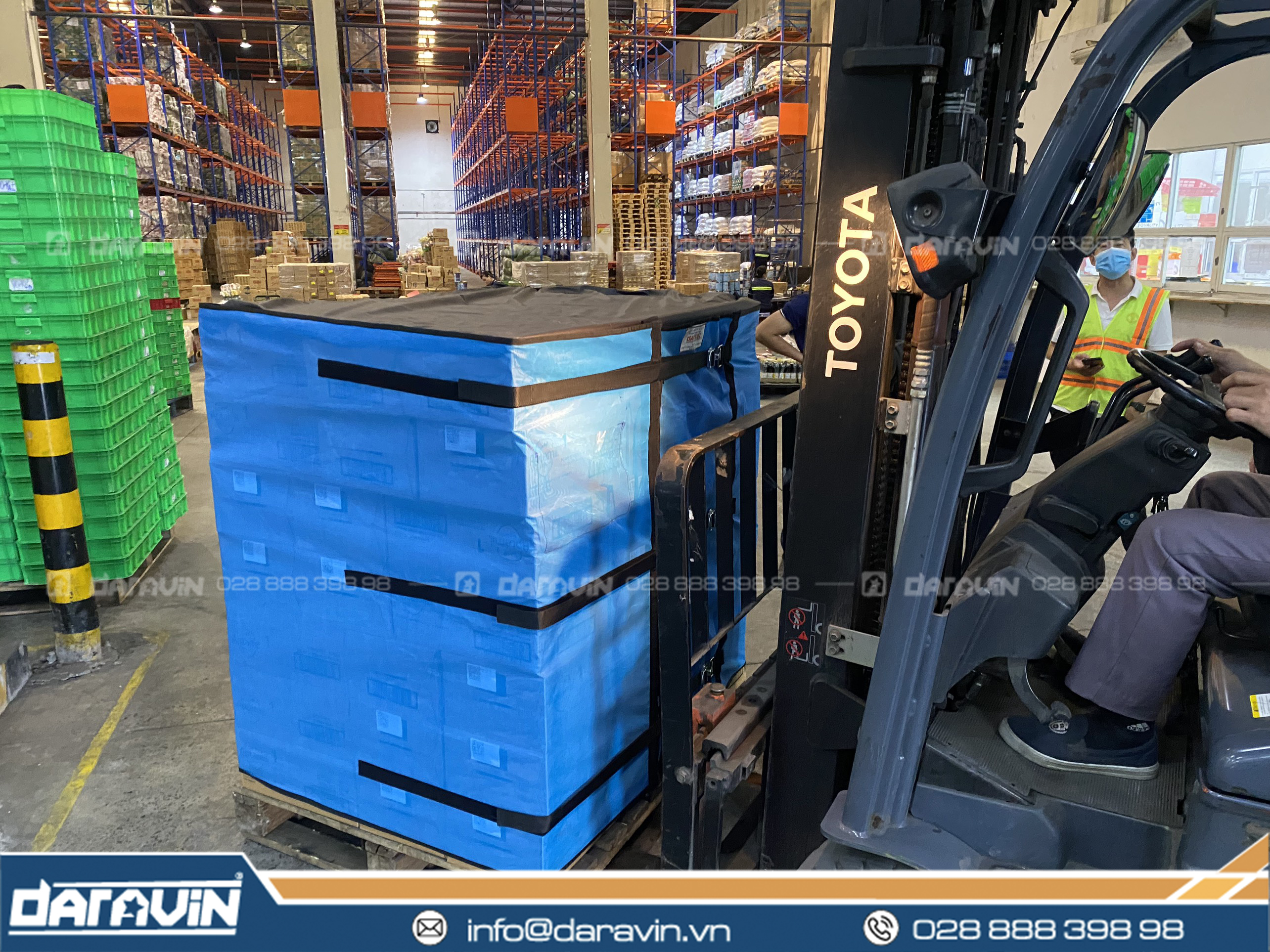 Địa chỉ cung cấp lưới quấn pallet - Giải pháp kho hàng xanh Địa chỉ cung cấp lưới quấn pallet - Giải pháp kho hàng xanh