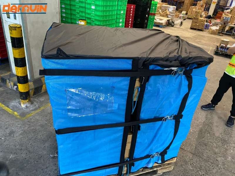 Lưới quấn pallet có vải trùm