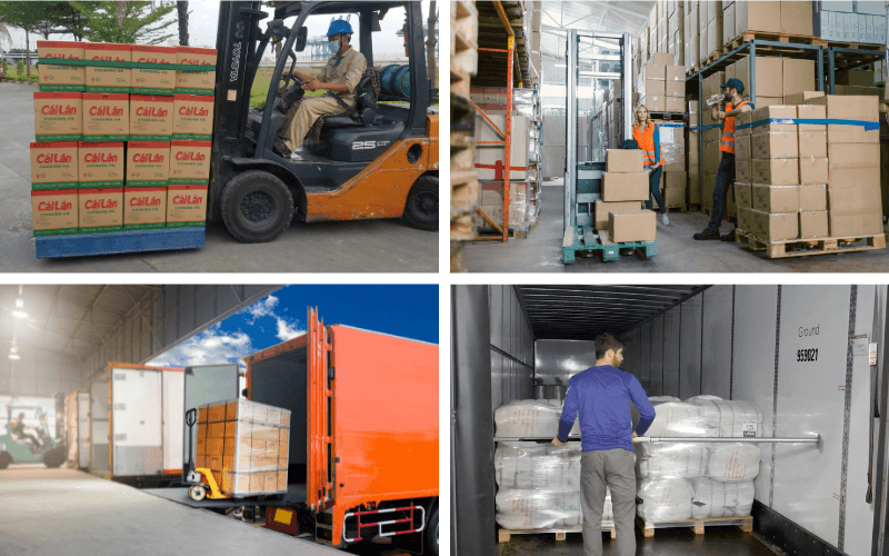 Pallet đóng vai trò quan trọng trong nhiều công tác lưu kho và vận chuyển Pallet đóng vai trò quan trọng trong nhiều công tác lưu kho và vận chuyển