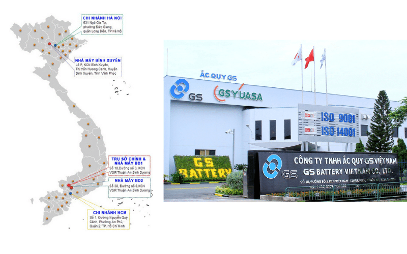 Quy mô công ty TNHH Ắc Quy GS Quy mô công ty TNHH Ắc Quy GS