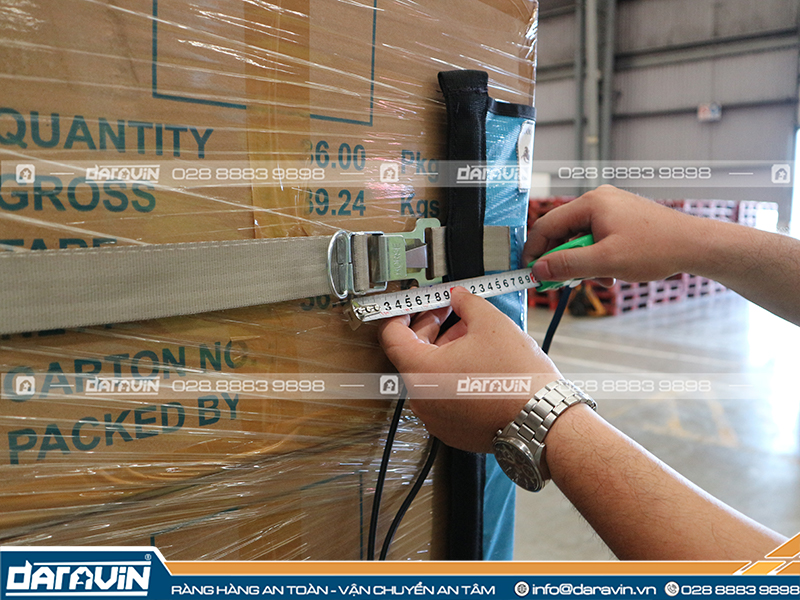 Quy trình test lưới quấn pallet của cơ sở DARAVIN Bình Dương Quy trình test lưới quấn pallet của cơ sở DARAVIN Bình Dương