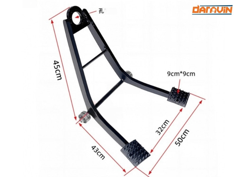 Thiết kế của kẹp kéo pallet đòn bẩy