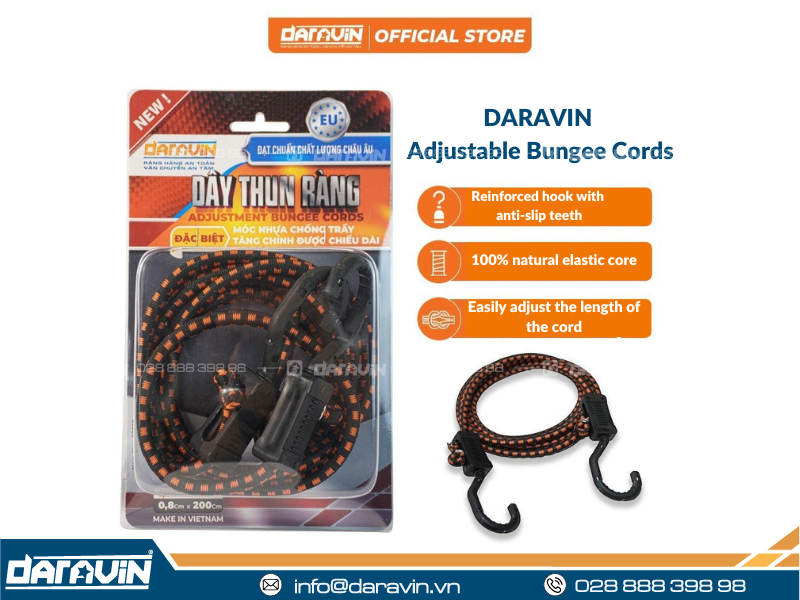 Structure and advantages of Adjustable Bungee Cords