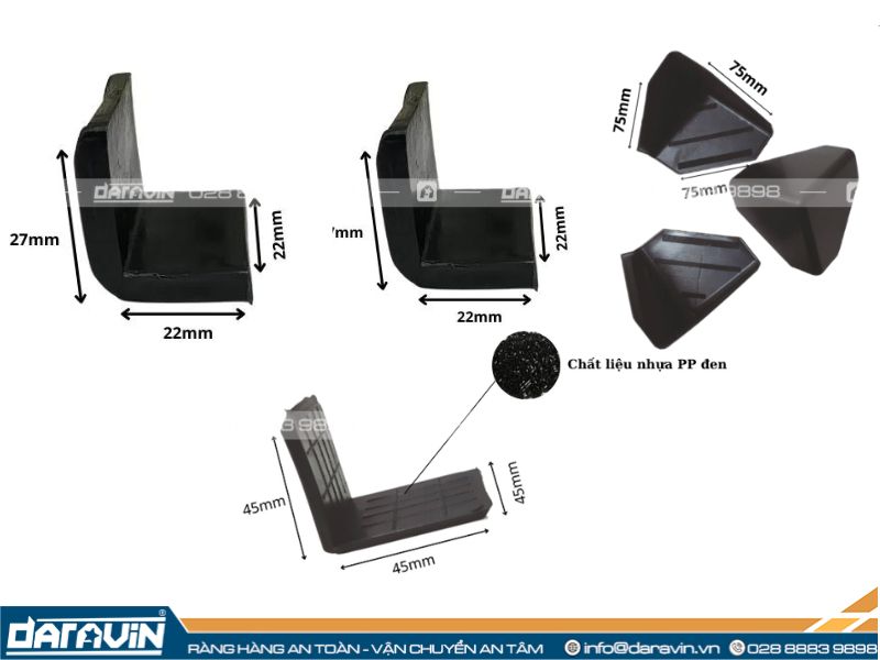 Sản phẩm nẹp nhựa sử dụng phổ biến