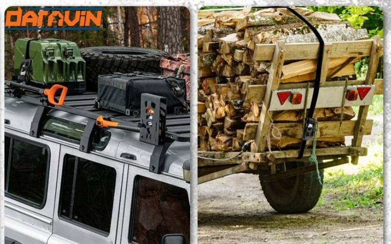 Cố định hàng hóa trên nóc xe và thùng xe an toàn