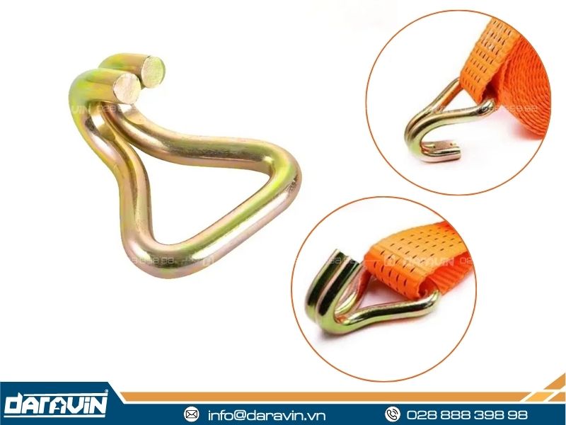 Thông số kỹ thuật của móc J 5 tấn bản 50mm