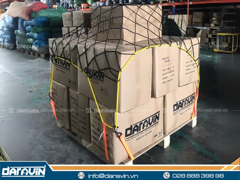 Thông số kỹ thuật lưới thun ràng pallet tái sử dụng