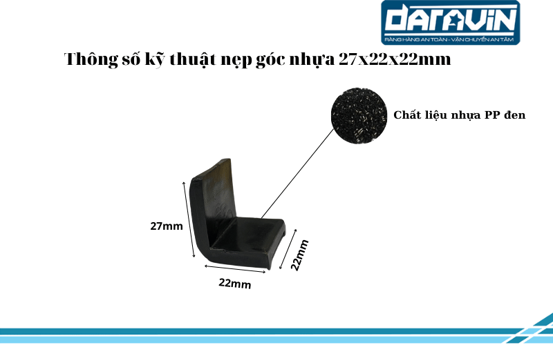 Thông số kỹ thuật và cấu tạo của nẹp góc nhựa 27x22x22mm Thông số kỹ thuật và cấu tạo của nẹp góc nhựa 27x22x22mm