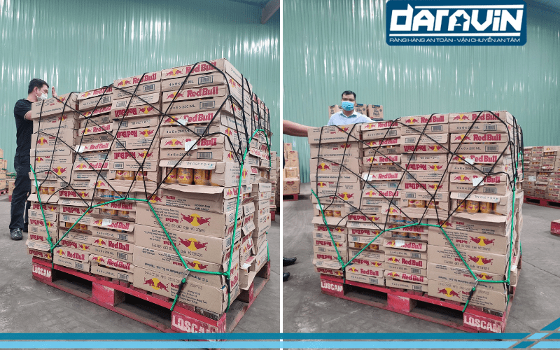 Thử nghiệm lưới thun ràng pallet tại kho hàng Ship60 Thử nghiệm lưới thun ràng pallet tại kho hàng Ship60