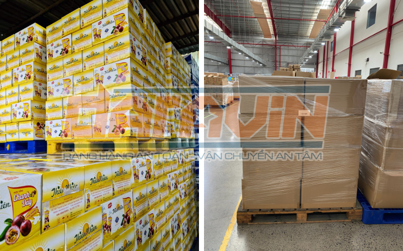 Thực trạng việc quấn hàng trong kho hàng của Nafooco Thực trạng việc quấn hàng trong kho hàng của Nafooco