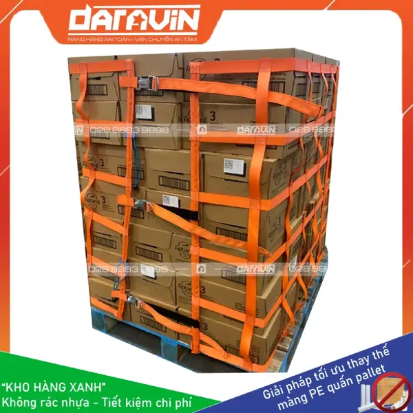 Lưới quấn pallet tái sử dụng dây bẹ
