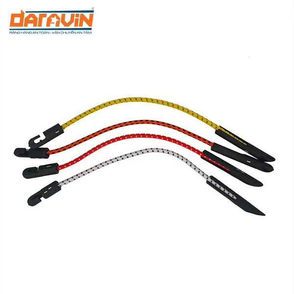 Elastic Bungee Cord Toggle Tie for Scaffolding Netting and Tarpaulin Fixing