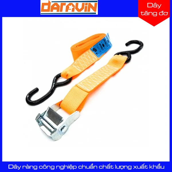 Dây Chằng Khóa Cam Bản 35mm Móc S Tải 650kg