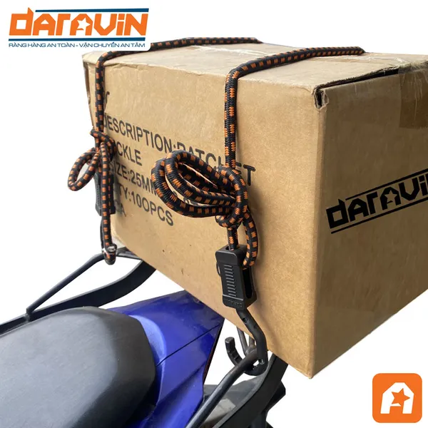 Dây thun ràng đồ xe máy có tăng chỉnh Daravin