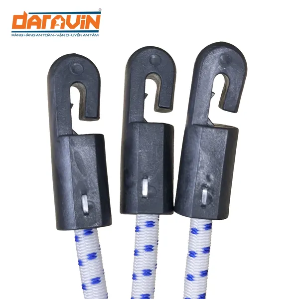 Elastic Bungee Cord Toggle Tie for Scaffolding Netting and Tarpaulin Fixing