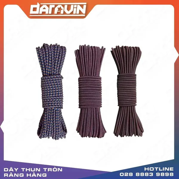 Dây thun dệt tròn đường kính 3mm