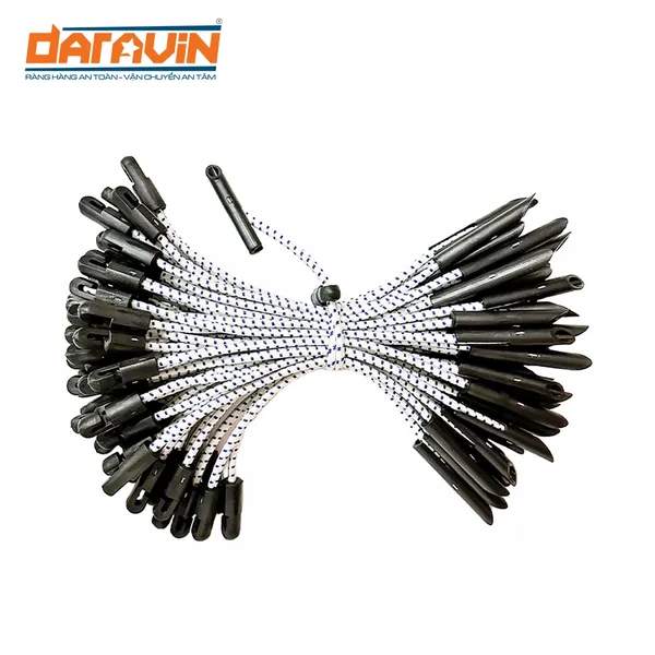 Elastic Bungee Cord Toggle Tie for Scaffolding Netting and Tarpaulin Fixing