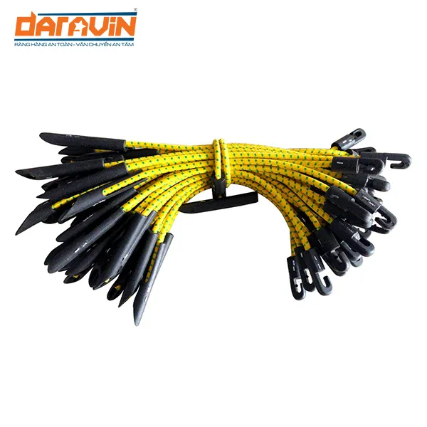 Elastic Bungee Cord Toggle Tie for Scaffolding Netting and Tarpaulin Fixing