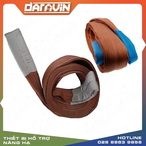 Dây Cáp Vải Cẩu Hàng Tải 6 Tấn