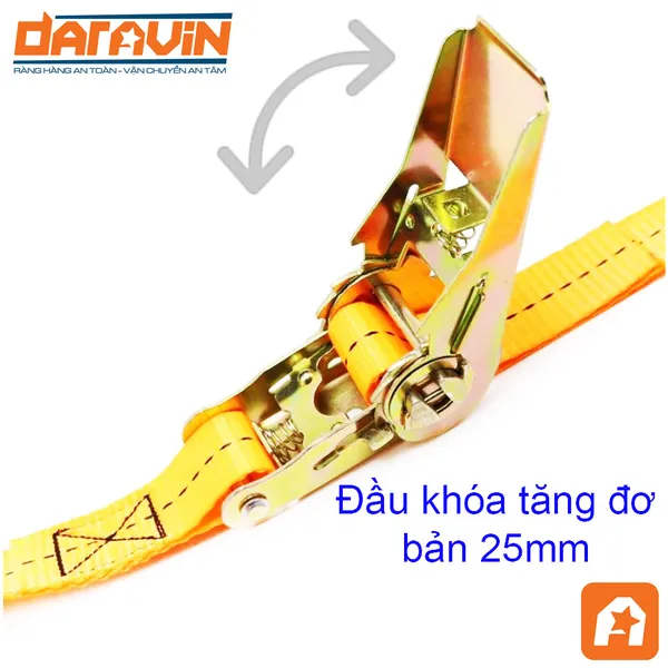 Ratchet Tie Down Strap - 1,760 lb 1-inch width J Hook