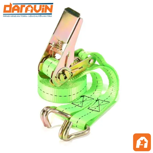 Ratchet Tie Down Strap - 1,760 lb 1-inch width J Hook