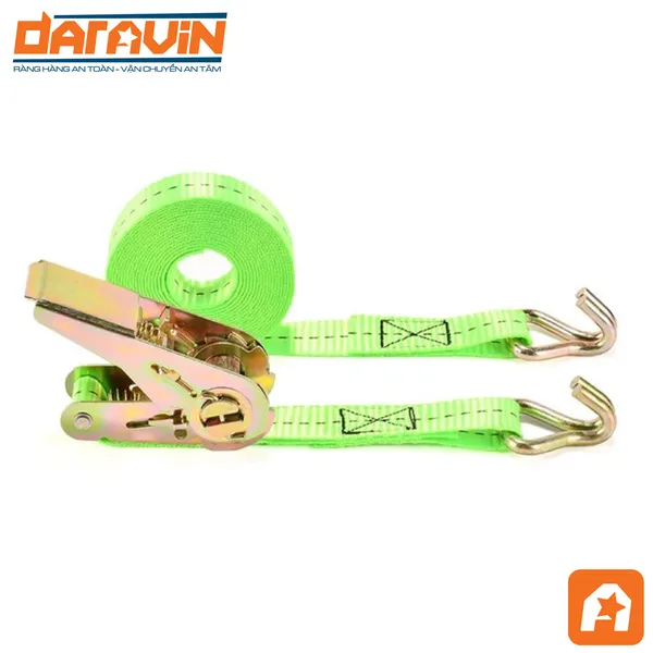 Ratchet Tie Down Strap - 1,760 lb 1-inch width J Hook
