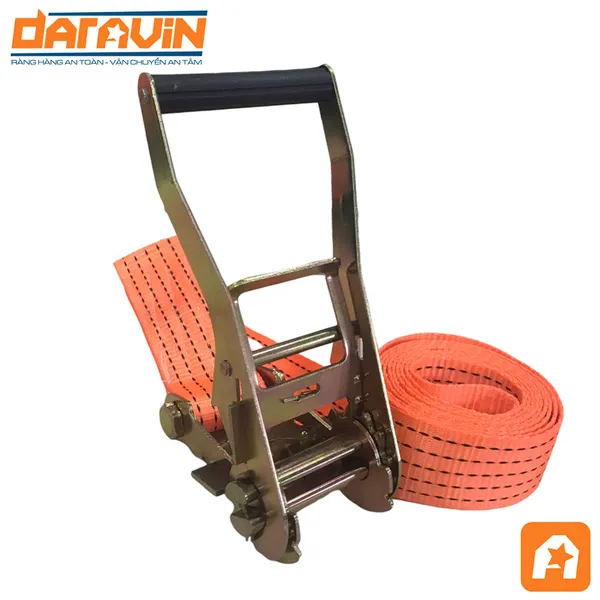 Dây tăng đơ vải chằng hàng bản 50mm tải 5 tấn không móc