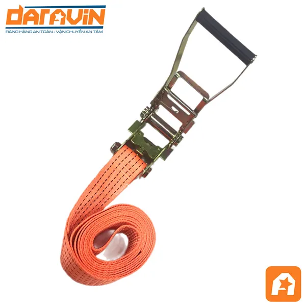 Dây tăng đơ vải chằng hàng bản 50mm tải 5 tấn không móc