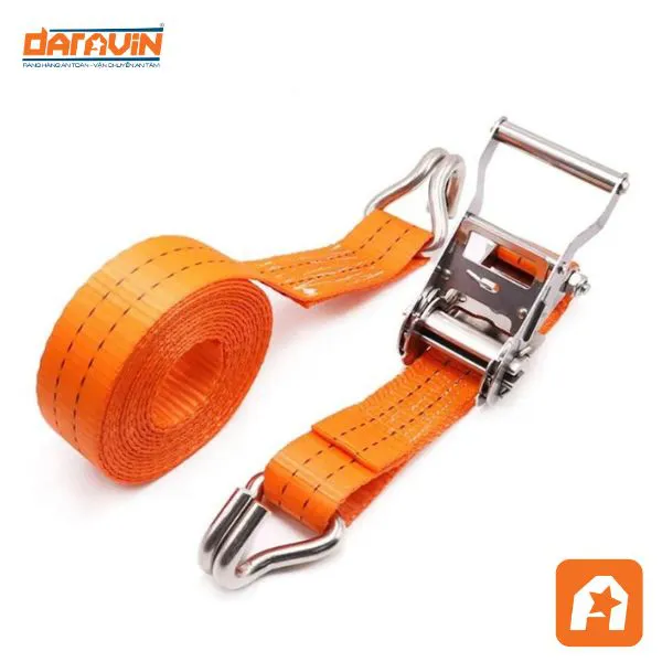 Dây tăng đơ bản 38mm tải 2 tấn móc J
