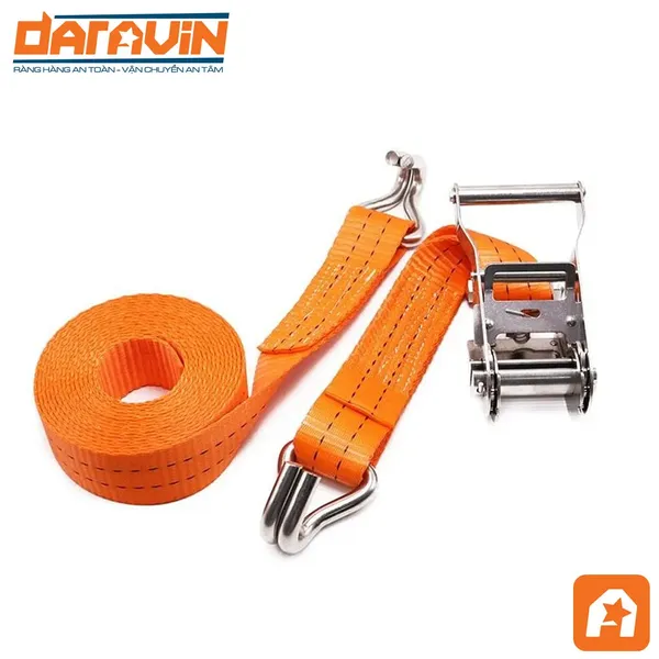Dây tăng đơ bản 38mm tải 2 tấn móc J