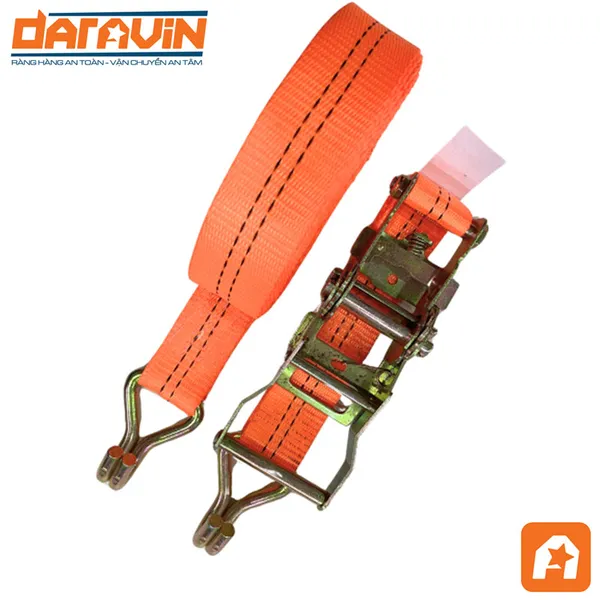 Dây tăng đơ bản 38mm tải 2 tấn móc J