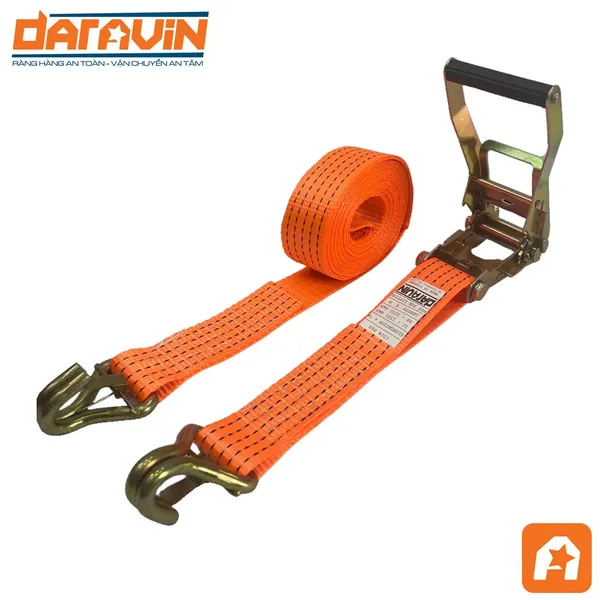 Ratchet Tie Down Straps - 11,000 lb 2-inch width J hook and latch