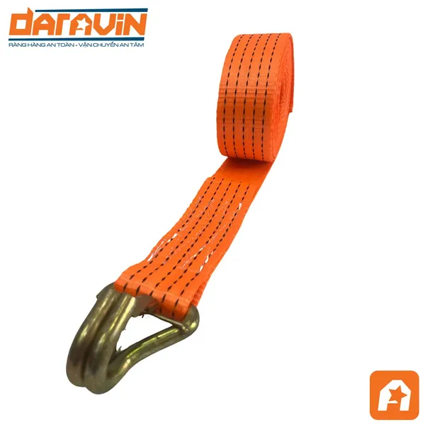 Ratchet Tie Down Straps - 11,000 lb 2-inch width J hook and latch