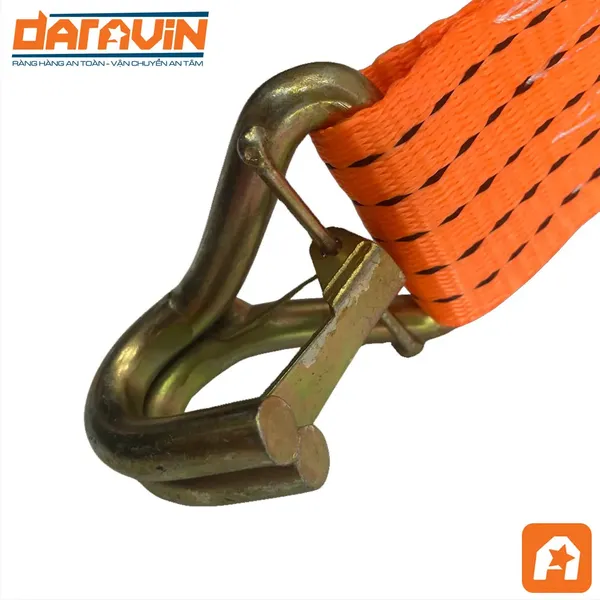 Ratchet Tie Down Straps - 11,000 lb 2-inch width J hook and latch