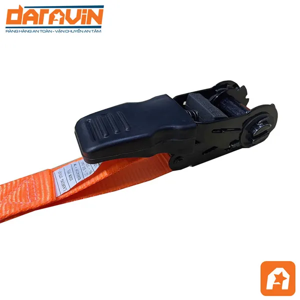 Dây tăng đơ cán nhựa bản 25mm tải 650kg không móc