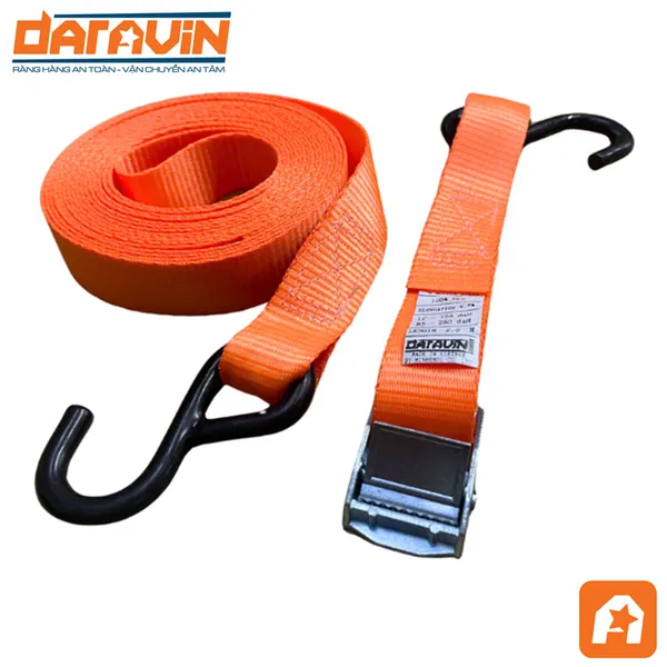 Dây Chằng Khóa Cam Bản 35mm Móc S Tải 650kg