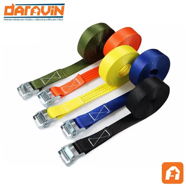Dây Chằng Khóa Cam Bản 35mm Không Móc Tải 650kg