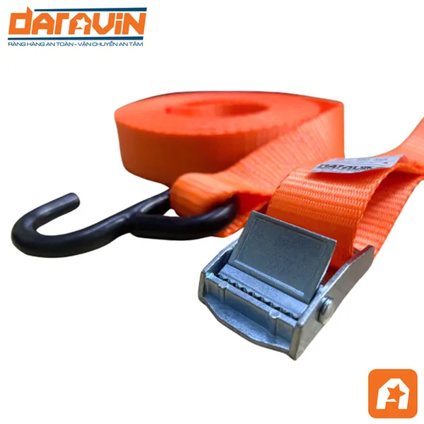 Dây Chằng Khóa Cam Bản 35mm Móc S Tải 650kg