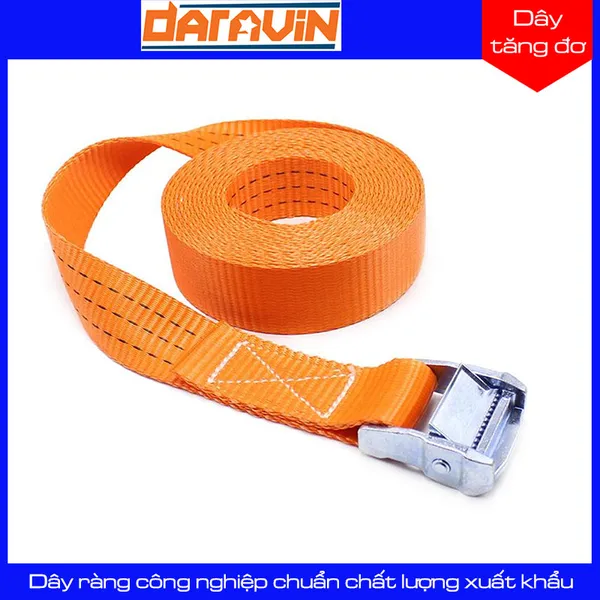 Dây Chằng Khóa Cam Bản 35mm Không Móc Tải 650kg
