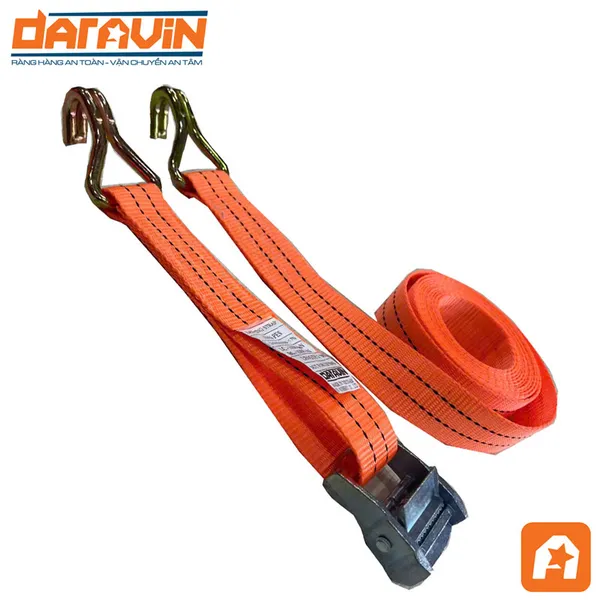 Dây Chằng Khóa Cam Bản 35mm Móc J Tải 650kg