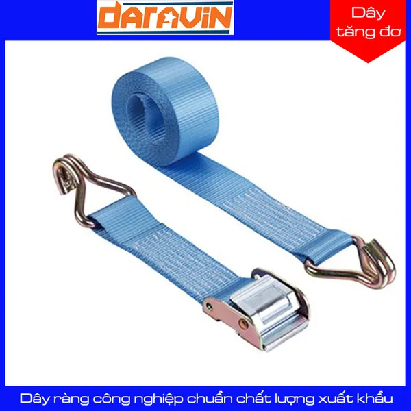 Dây Chằng Khóa Cam Bản 35mm Móc J Tải 650kg