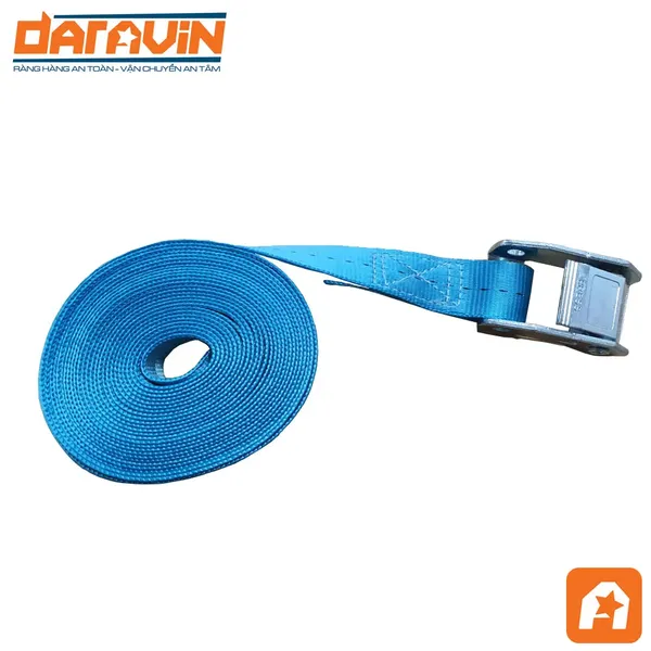 Dây Chằng Khóa Cam Tải 450kg Bản 25mm Không Móc