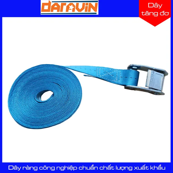 Dây Chằng Khóa Cam Tải 450kg Bản 25mm Không Móc