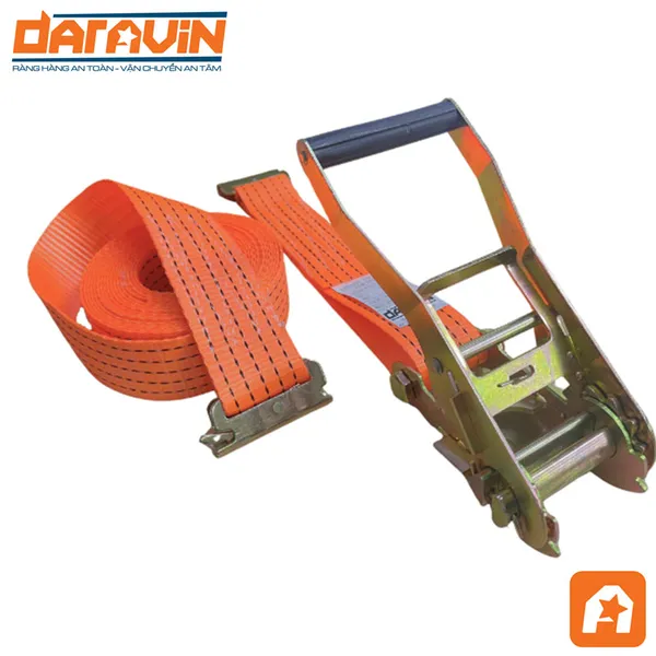 Dây tăng đơ chằng hàng bản 50mm tải 3 tấn móc E-fit